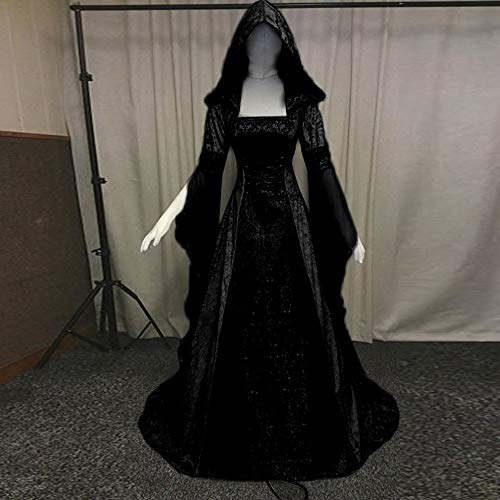 OIOLOYJM Renaissance Costume Women Medieval Sexy Plus Size Witch Vampire Gothic Halloween Costumes Woman 2025 Clothes Dresses