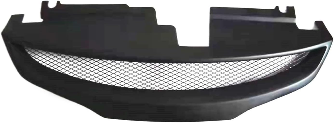 Racing Grills Compatible For Nissan Altima Coupe 2010-2013 2 Door Only Fiberglass/Carbon Fiber Front Grille Car Upper Bumper Hood Mesh Grid(Matte Black)