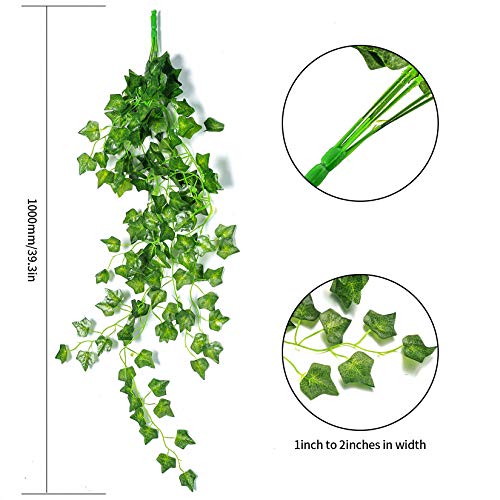 Piante Viti Artificiali Sospese, Ghirlanda Foglie