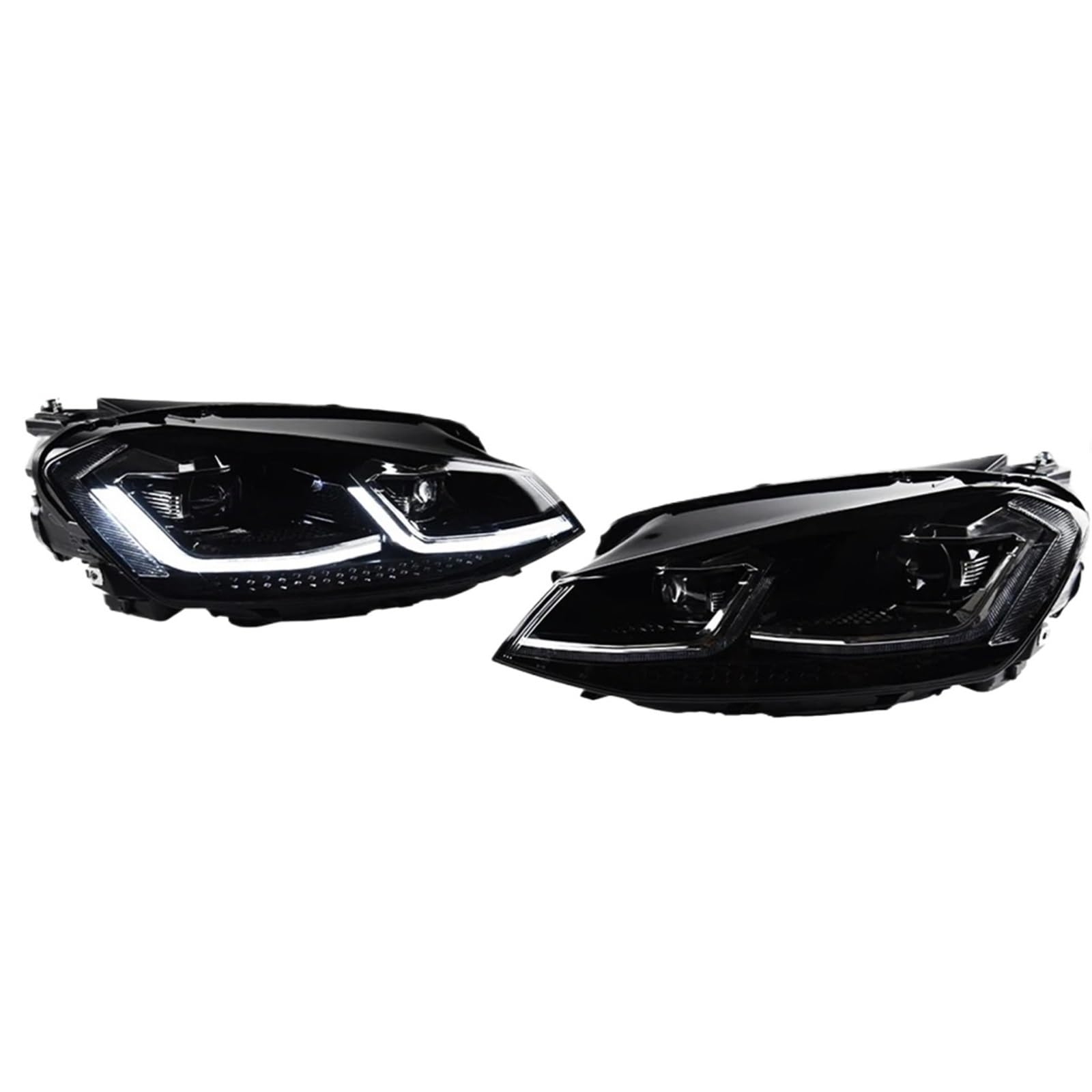 1Pair Head Lamp Compatible For VW Golf 7 MK7 LED 2013-2017 Headlight 7.5 GTI Headlights D…