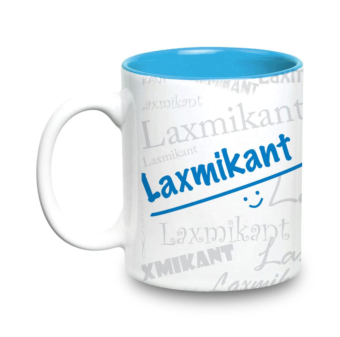 Hot Muggs Me Graffiti Mug - Laxmikant Personalised Name Ceramic, 315ml, 1 Unit
