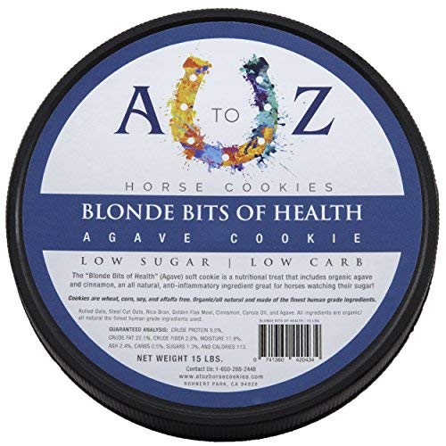 Horse Treats: A to Z Horse Cookies Blonde Bits of Health, Low Carb, Low Sugar, A Softer Cookie, Wheat, Corn, Soy and… - Image 3