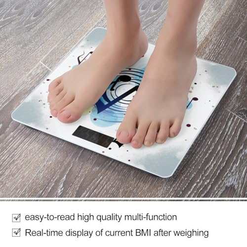 Báscula Digital de Baño con Diseño Musical y Capacidad 400 lb miniatura 5