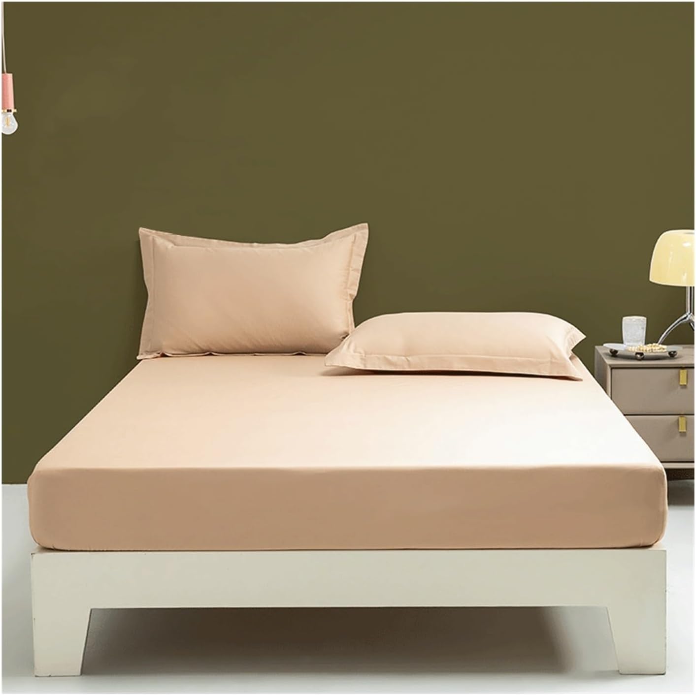 Fitted Sheet for Double Bed Queen Size Super King 100 Long Staple