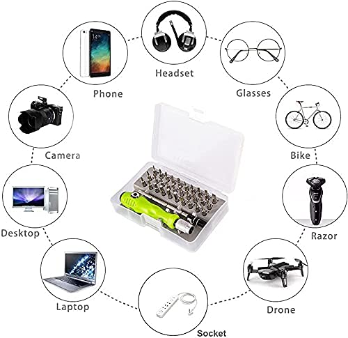 HYDERON 32-in-1 Precision Screwdriver Set β Mini Repair Tool Kit with Magnetic Flexible Extension Rod 2