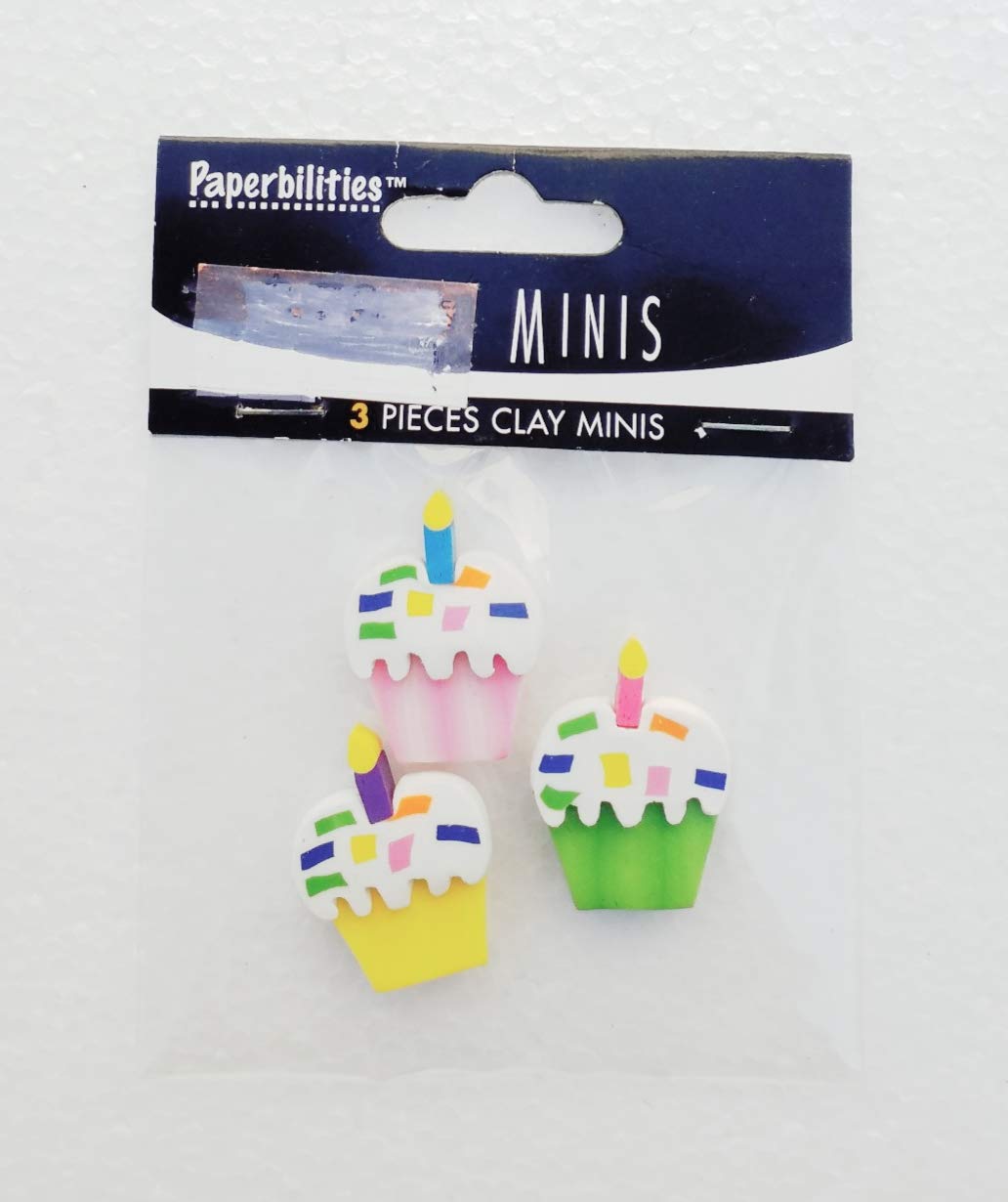 PaperbilitiesWestrim Crafts Clay Minis-Cupcakes