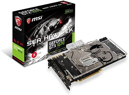 MSI NVIDIA GeForce GTX 1070 SEA HAWK EK X 8GB GDDR5 DVI/HDMI/3DisplayPort PCI-Express Video Card