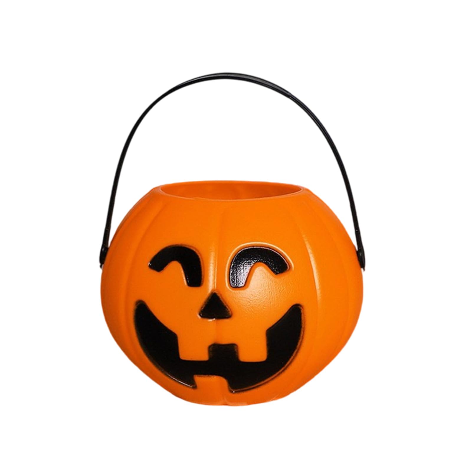 APGLSXY Pumpkin Lamp with Handle for Halloween Safe Storage Bucket with Handle Holiday Homes Decoration Pumpkin Decoration