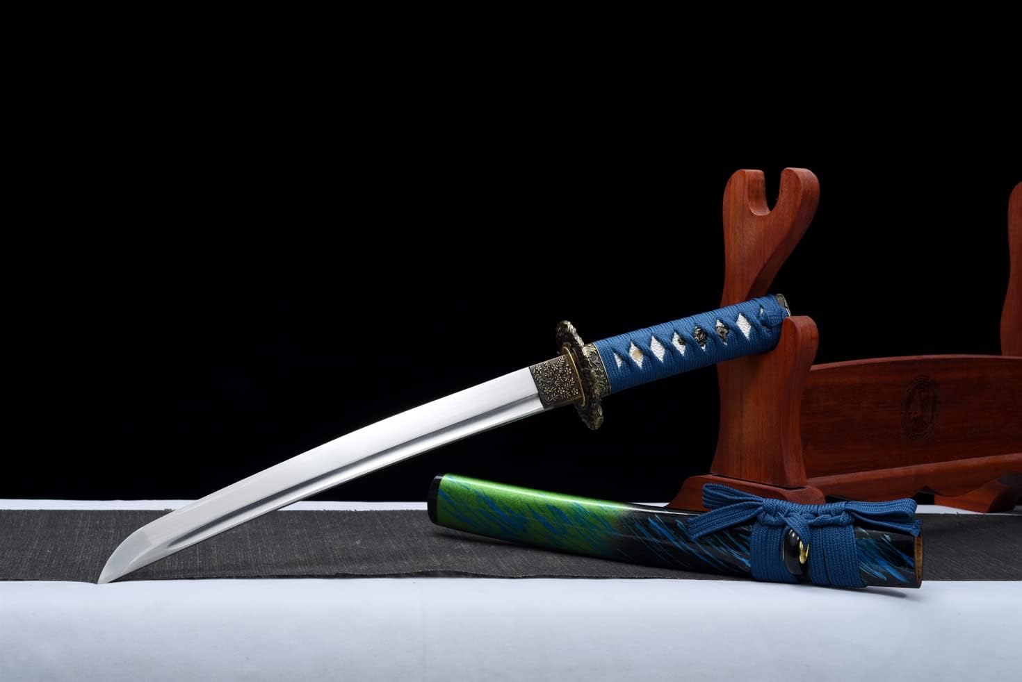 JIHPEN sword - Handmade Tanto Sword 1045 High Carbon Steel with Scabbard