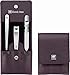 Produktbild Zwilling Classic Inox Etui Maniküre Pediküre Pinzette Nagelfeile Nagelknipser Rindleder Druckknopf Pflege Set 3-tlg. lila 97644-008-0