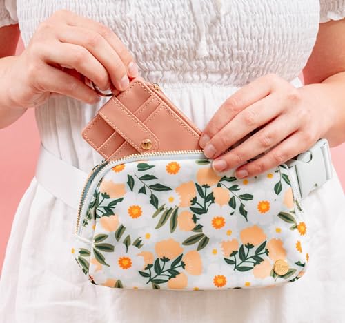 Crossbody Bags for Women Matching Wallet 2PC Hands Free Belt Bag Faux Leather Slim Credit Card Holder2