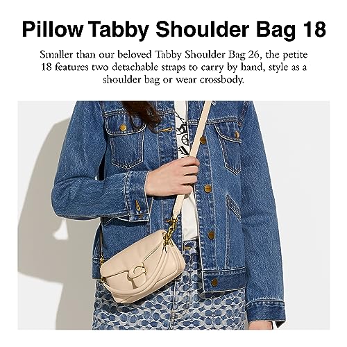 Coach Women's Leather Covered C Closure Pillow Tabby Shoulder Bag 184