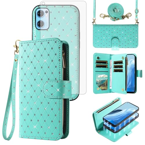 Coque OPPO Find X5 Lite silicone souple Asuwish bleu sarcelle ZSZXCXDK