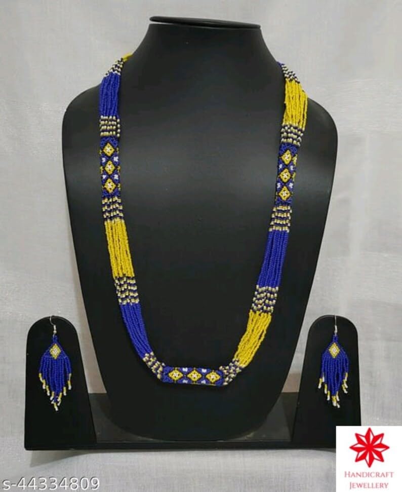 Collar ucraniano Gerdan LKBEADS pendientes de cuentas de semillas joyería tradicional 2