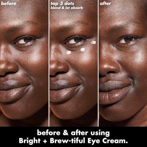 Image of e.l.f. SKIN Bright + Brew-tiful Eye Cream, Helps Brighten Appearance Of Undereye Dark Circles & Repair Puffiness, Vegan & Cruelty-Free