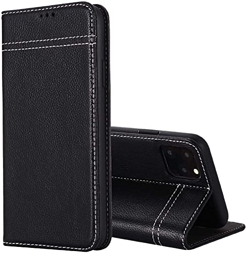 Housse en cuir pour iPhone 13 Pro protection clapet haut de gamme