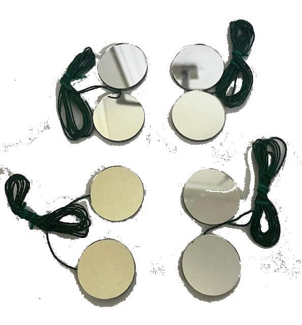 Dancing Garden Mirrors (Small) Whimsical Suncatcher Handmade Artisan Valentine Mothers Birthdays Spring Gift Holiday Unique Present Hanging disc