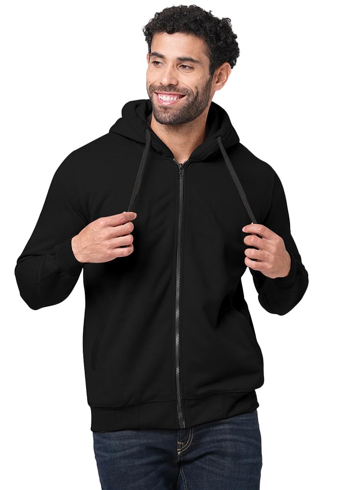 wear your opinion Zipper Hoodie for Men Sweatshirt Jacket for Winter Wear-picture-38