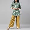 Prime fashions - Women Plain Flared Palazzo – Trousers - Wide Leg Flared Pants – Elasticated Waist – Casual Wear (16-18 Mustard) #2