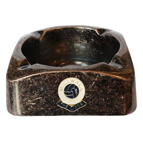 Knight Millwall Football Club Antique Effect Metal Ashtray