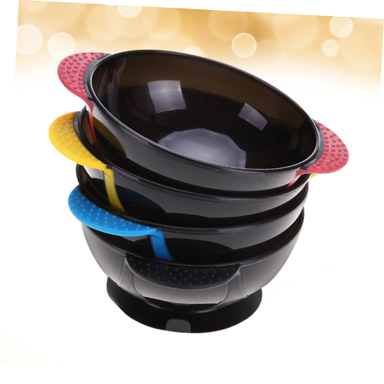 WOONEKY 8stücke Teiliges Rutschfester Dye-bowls Mit Saugnäpfen Für Müheloses Haarfärben Praktische Farb-mischschalen Für Friseursalons Und -anwendungen