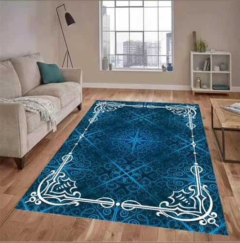 Tapis de jeux bleu 200X260CM lavable et isolant pour chambre - 2