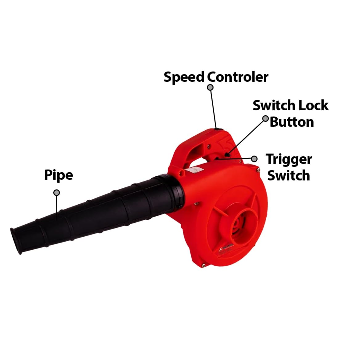 Xtra Power XPT 440 Air Blower, 500 W, 13000 RPM with External