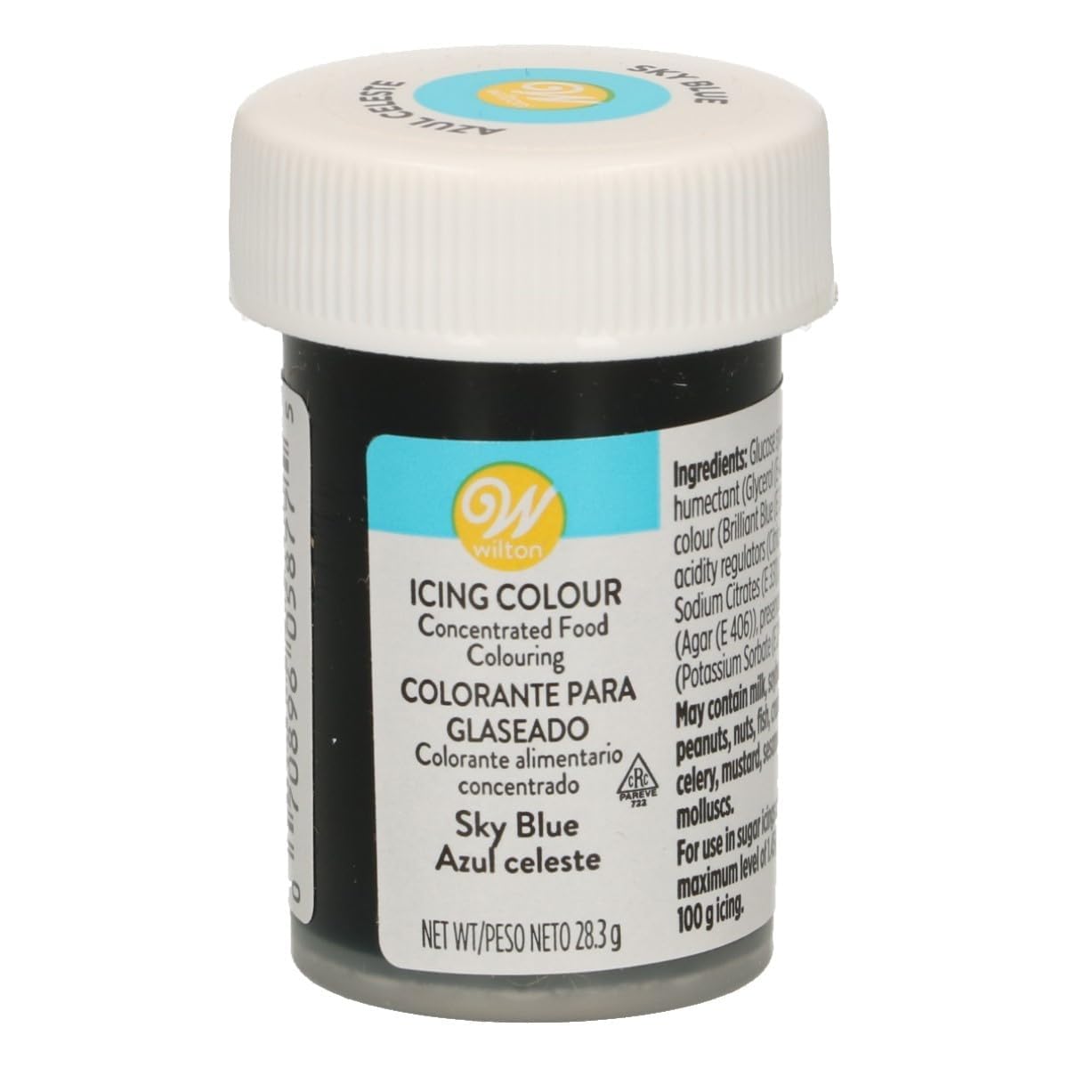 Wilton Sky Blue Gel Icing Colour, 28.3g (1oz) jar