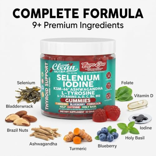 Clean Nutraceuticals Selenium Thyroid Supplement