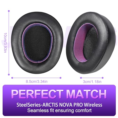 Coussinets pour Arctis Nova Pro sans fil parfaits pour le télétravail