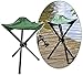 Produktbild HI Camping Hocker Klapphocker Angelhocker Falthocker Campinghocker Dreibein Stuhl Grün
