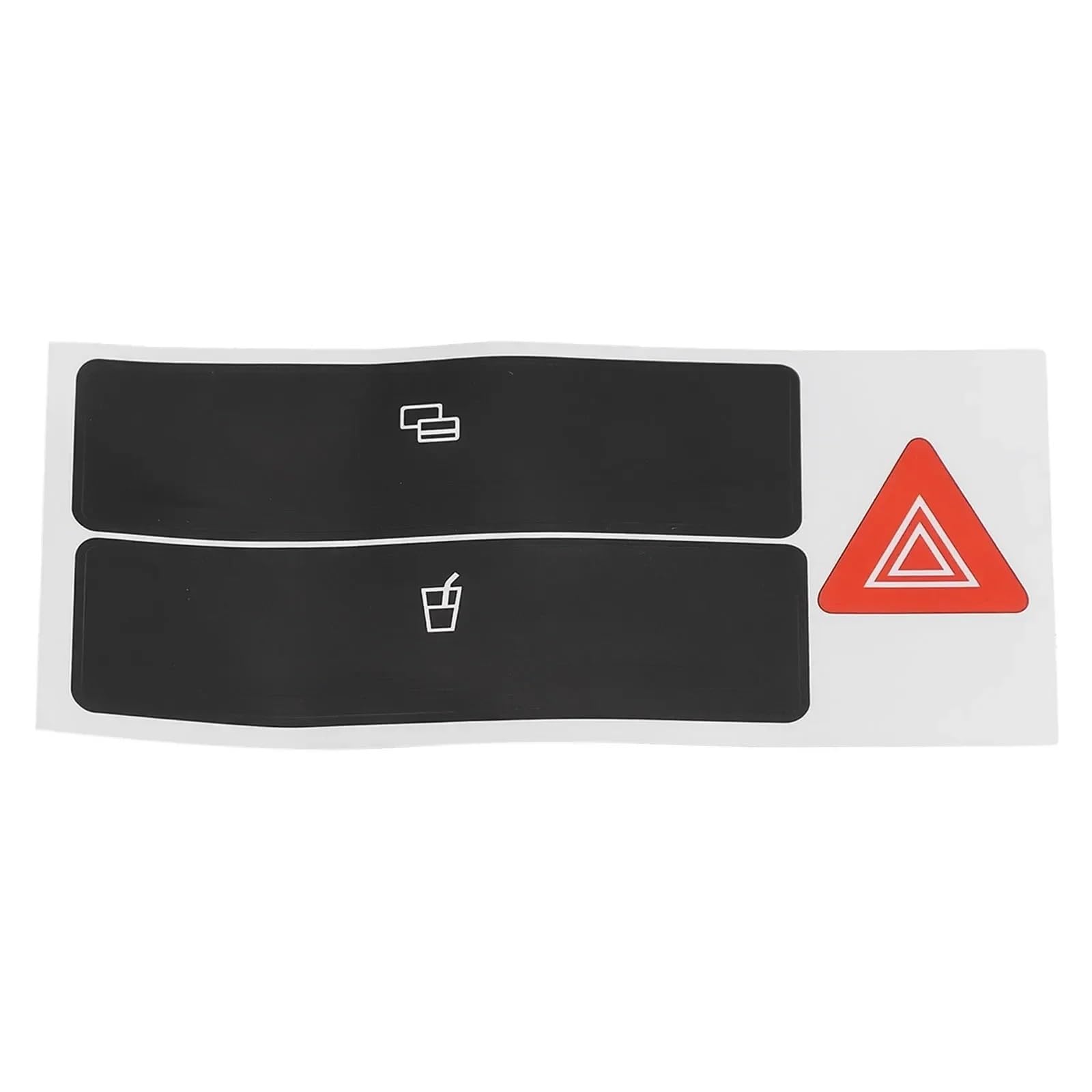 Car Interior Button Sticker Compatible with A6 for C5 1998-2004 Button Repair Decal Stickers The Hazard Defroster and Car Accessories