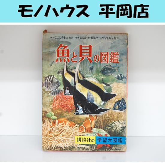 Amazon.co.jp: 講談社の学習大図鑑 魚と貝の図鑑 昭和41年 レトロ 札幌