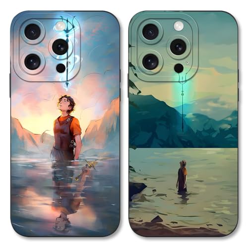 2 pezzi Cover per Xiaomi Redmi Note 13 5G 6.67Cartoon Anime Percy Jackson Cool Film Figura Motivo Disegni Custodia Antiurto Case per Note 13 5G Cute silicone tpu nero
