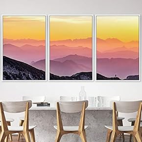 signwin 3 Piece Framed Canvas Wall Art Abstract...