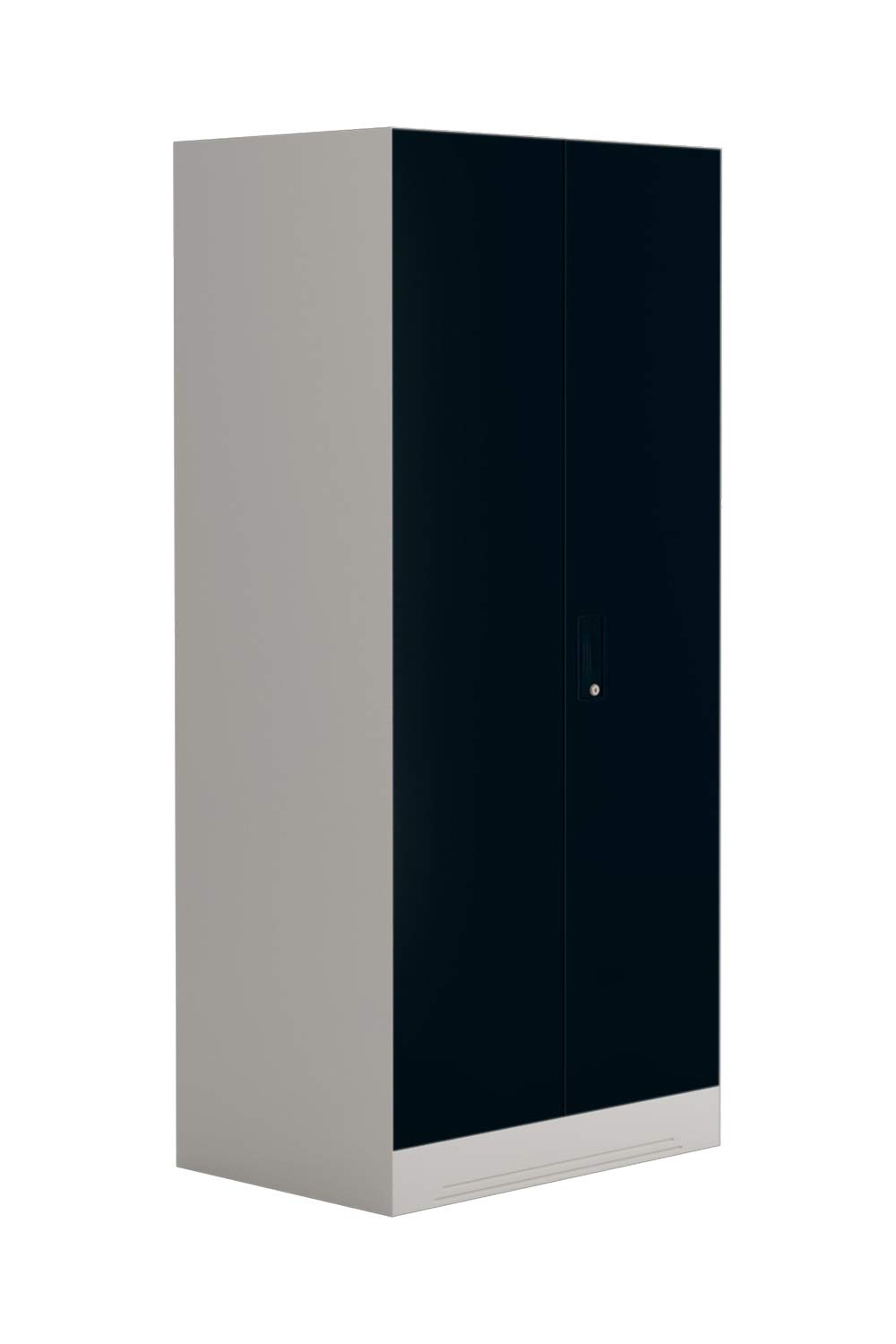 GODREJ INTERIO Almirah Slimline 2-Door Steel Almirah, Cupboard for Clothes (Pacific Blue), 1-Year Warranty, 2 Shelves