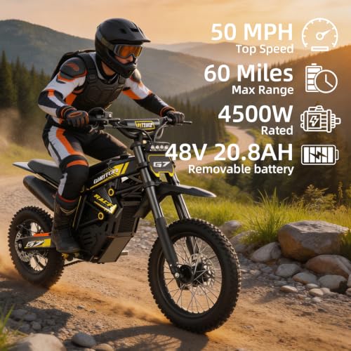 MEYZONKT 4500W Electric Dirt Bike