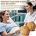 gblckadof 2 Pcs Wooden Massage Ball,Labor Comb for Pain,Acupressure Ball,Hand Massage Ball,Spiky Stress Relief,Natural Labor and Delivery Essentials for Massage Tools Wooden Crafts