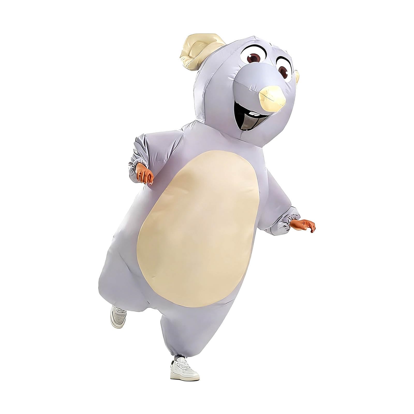 Gonfiabile da topo per adulti, divertenti costumi gonfiabili per Halloween Costume cosplay per topo che fa esplodere costumi divertenti per bambini