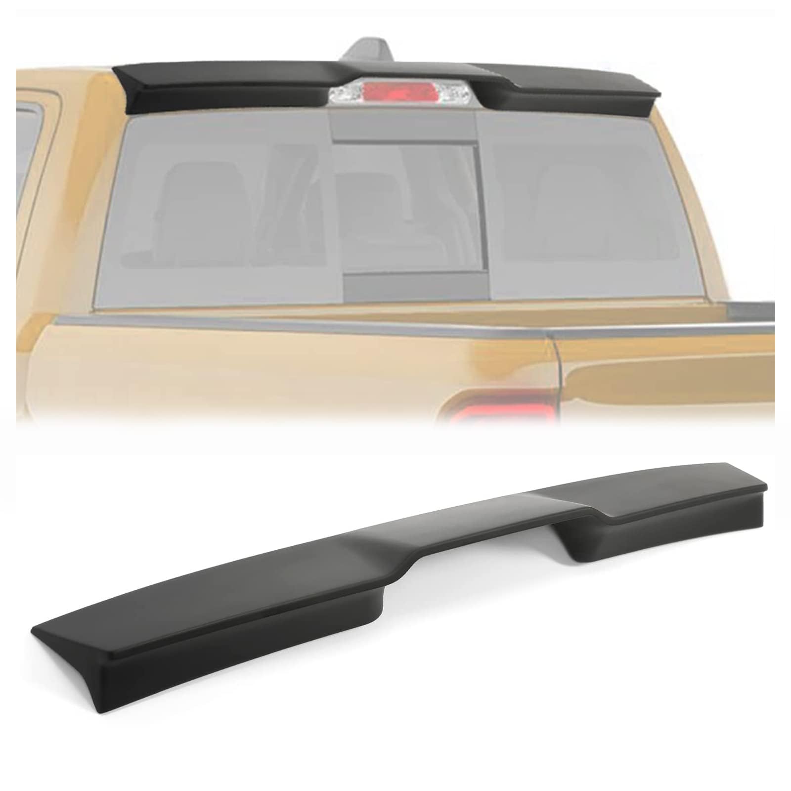 Kojem Spoiler dachowy do kabiny pickupa, kompatybilny z 2009-2020 Dodge Ram 1500/2500/3500