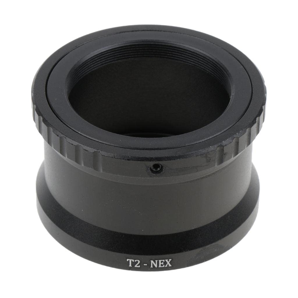 T2 T Mount Lens to NEX E-Mount Camera Lens Adapter Ring for Sony NEX-7 3N 5N 5R VG40 A7R II A6300 A6000-image-6