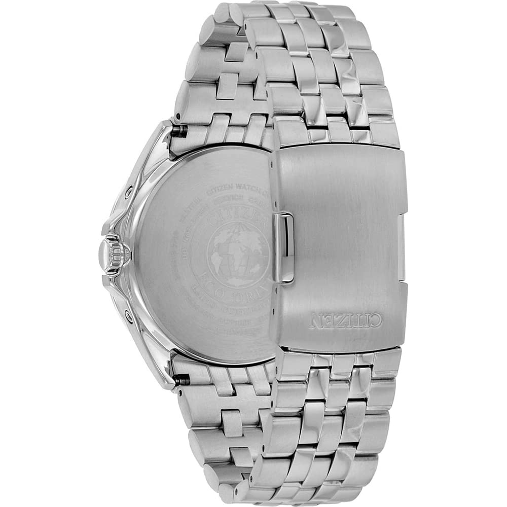 Citizen Męski analogowy zegarek Eco-Drive z bransoletką ze stali nierdzewnej