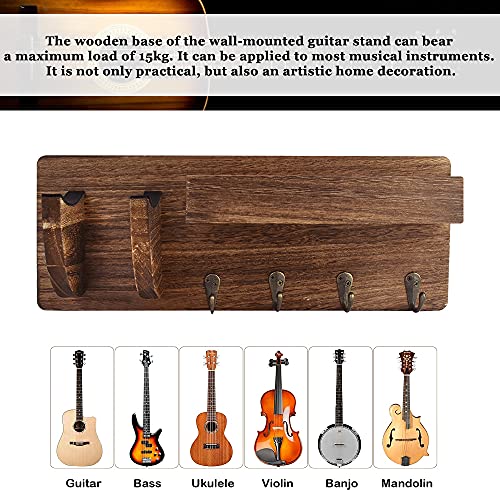 SNAGAROG Support Mural Guitare Porte Guitare Support Guitare Rétro avec Vis+Tournevis Accroche Guitare avec Crochet… - Les Beatles, Paul McCartney, John Lennon, RIngo Starr, George Harrison SNAGAROG Support Mural Guitare Porte Guitare Support Guitare Rétro avec Vis+Tournevis Accroche Guitare avec Crochet… – Image 7