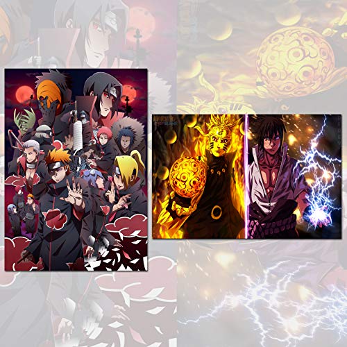 GTOTd Anime posters Wall Poster 8 Pcs 11.5\" x 16.5\"- (with anime stickers 20Pcs)- Unframed Version Poster with Random Anime Stickers 20Pcs