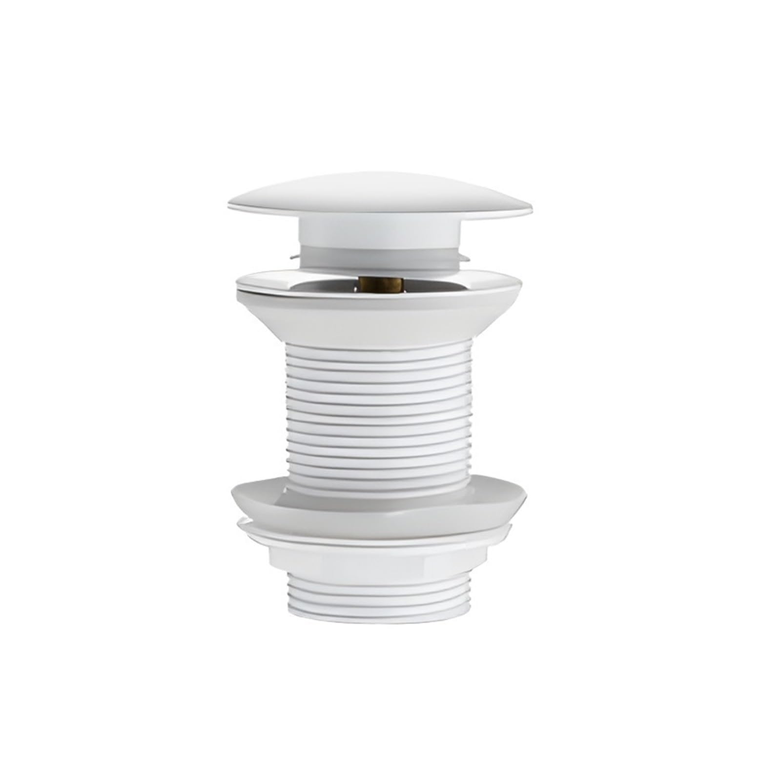 Stainless Steel Drainage Grate, Basin Sink Pop Up Drain With or Without Overflow Multicolor(White No Hole)