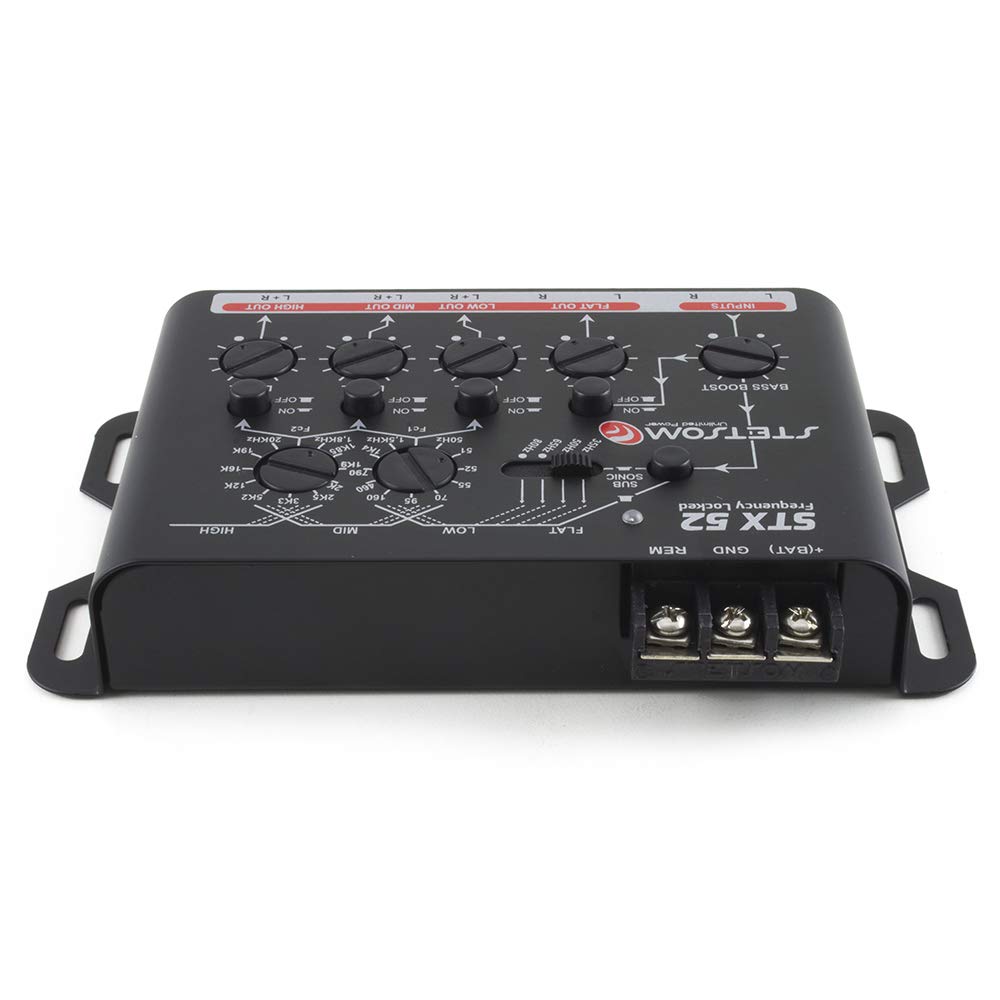 ［X］ Crossover Stetsom STX52 Frequency Locked 4 Canais Mono ou Estereo
