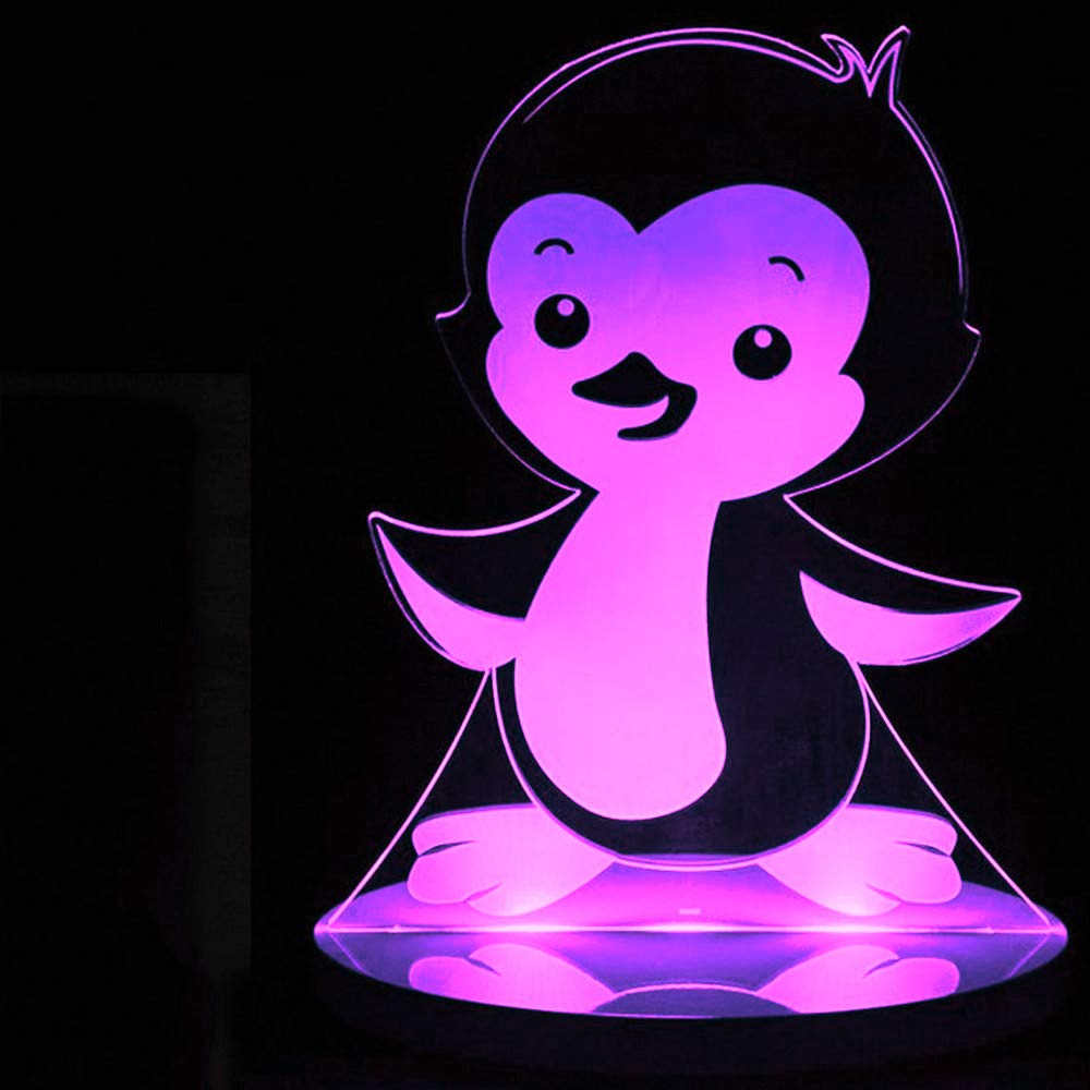 Jinson 3D Koala Nachtlicht LED - 16 Farbwechsel, Touch-Bedienung, Optische Illusion, USB-Betrieb Für Kinder & Deko