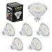 AIMHEIM Lampadina LED GU5.3 MR16 LED 12V 3.8W Equivalente a 35-45W Lampada Alogena, Bianco Freddo 6000K, 430LM, Angolo 120° LED GU5,3 Faretti Non-Dimmerabile, Pacco da 6