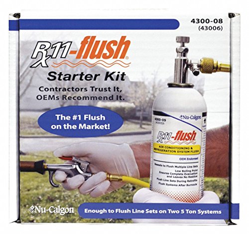 NU-CALGON Refrigeration System Flush Kit, 1 lb.
