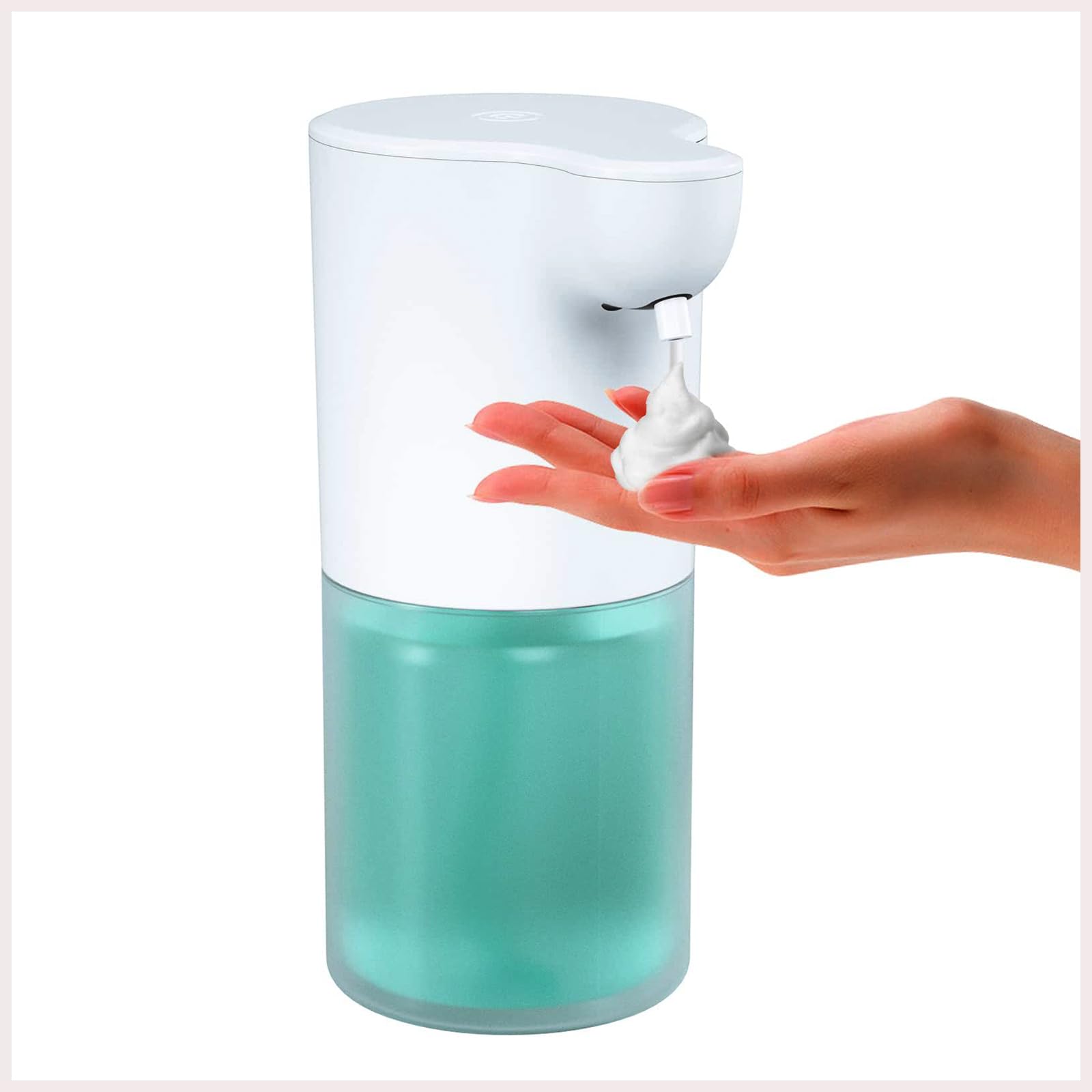 Soap Dispenser,Automatic Foaming Soap Dispenser, 11.8oz/350ml Infrared Sensor Touchless Soap Dispenser 4 Level Adjustable Foam Volume Smart Foaming Hand Soap Dispensers for Bathroom Kitchen
